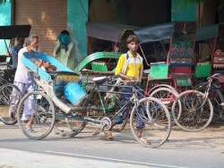 Rickshaw en Inde