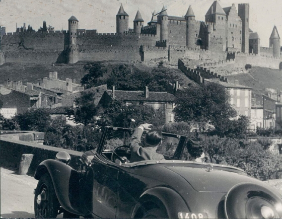 Carcassonne - Cité de CARCASSONNE - Le côté Ouest - Carte postale
