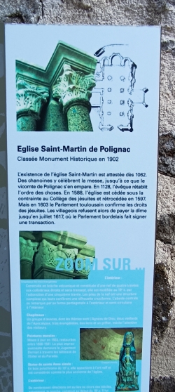 Eglise St Martin de Polignac XI° s