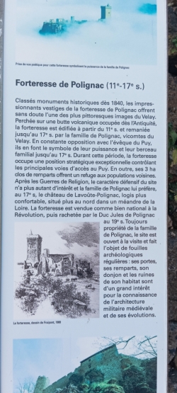 Forteresse de Polignac 11° - 17° s