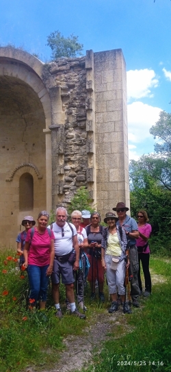 Départ de la chapelle ruinée St Christophe