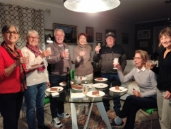 Nous avons trinqué .....