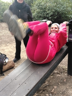 MONIKA en plein entraînement !