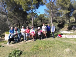 courte pause à la citerne du Pas de Bouquet