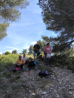 pause bien méritée à l'ombre
