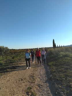 retour vers le village ...