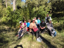 Passage obligé par le sentier botanique .....