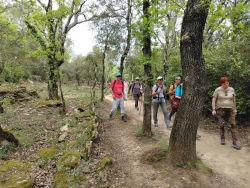 Le GR longe les vestiges