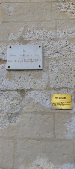 NAPOLEON a franchi cette porte ....