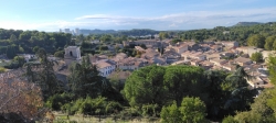 Arrivée aux ruines du château