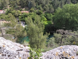 point de vue du chemin vers le château