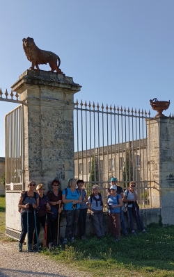 devant le château