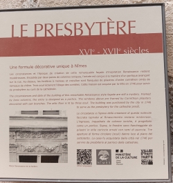 LE PRESBYTERE XVI° XVII° S