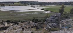 Vue de la plaine inondée .....
