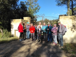 Au départ du parking