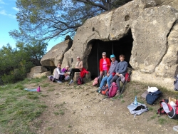 et nous installons sur ce balcon ....