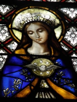 Vierge Marie - vitrail 1