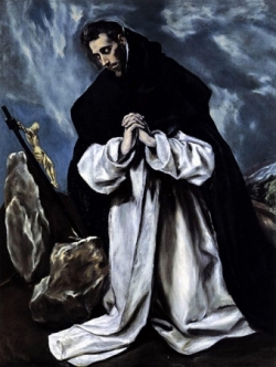 Saint Dominique en prière