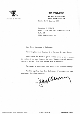 Jean d'Ormesson, Jean Rumain