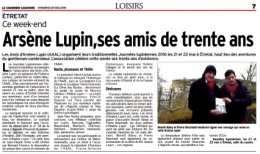 Etretat,Journées Lupiniennes