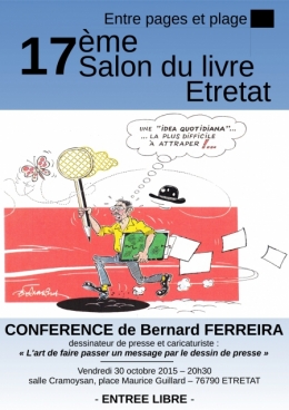 Salon du Livre,Etretat,Bernard Ferreira