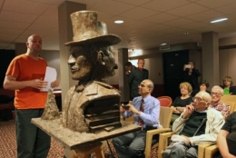 Hervé Delamare,buste,Maurice Leblanc,Arsène Lupin