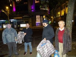 Fin de maraude:Boulevard Haussmann