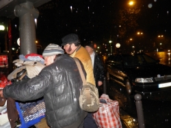 Maraude sous la pluie
