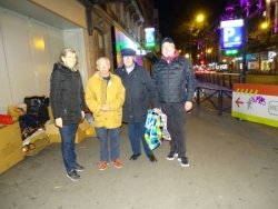 Fin de maraude:Boulevard Haussmann