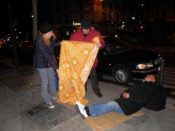 Une couverture pour protéger du froid