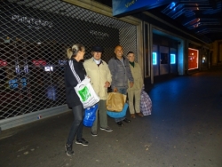 Fin de maraude:Boulevard Haussmann