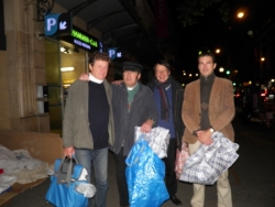 Fin de maraude:Boulevard Haussmann