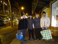 Fin de maraude:Boulevard Haussmann