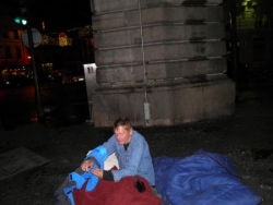 Stéphane en plein essayage