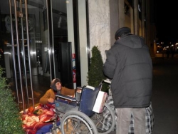 Handicapée et à la rue