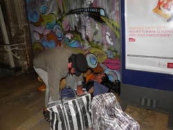 Gare d'Austerlitz : la misère