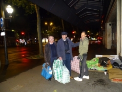 Fin de maraude:Boulevard Haussmann