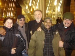 un guadeloupéen retrouve un peu de chaleur humaine