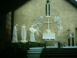 our lady of knock shrine, saint kevin of gloucester