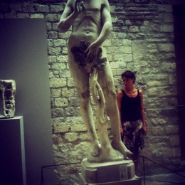 cluny, edith de cornulier, sara, statues