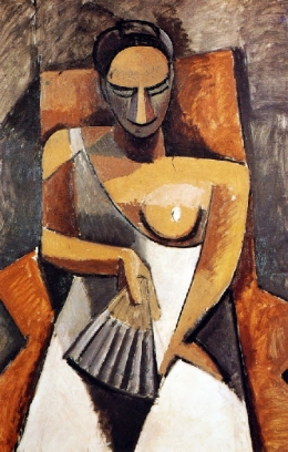 la femme à l'éventail, les deux frères, picasso
