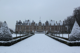 château d'Eu sous la neige