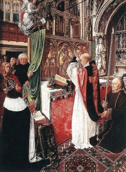 Maître de Saint-Giles, Saint-Denis, Charles Martel, abbé Suger, Simon chèvre d'or, abbaye de Saint-Victor