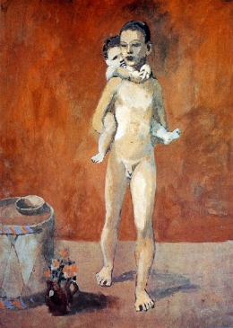 la femme à l'éventail, les deux frères, picasso