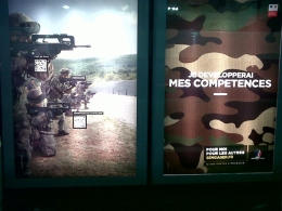 développement de compétences, armée de terre, publicité, gare