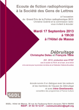 taxas radio and the big beat,the doors,fiction radiophonique,cristina campodonico,débruitage,christophe deleu,françois teste,société des gens de lettres,sgdl,christine goéme,irène omelianenko,france culture