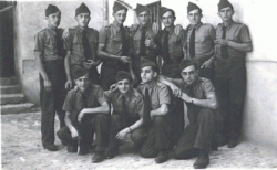 Stage d'élèves-gendarmes à ROMANS en 1946