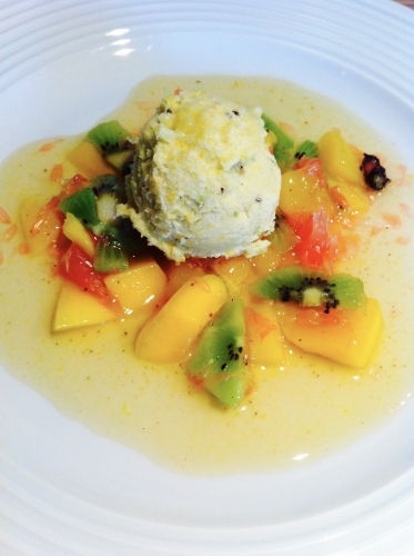 Nage de fruits et son sorbet (Thermomix) - Aurélie et la pâtisserie