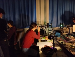 Salle de TP d'optique