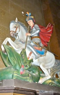 Saint George terrassant le dragon